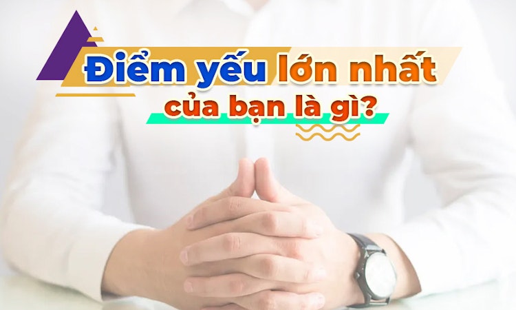 Cách trả lời “Điểm yếu lớn nhất của bạn là gì?” khi phỏng vấn việc làm
