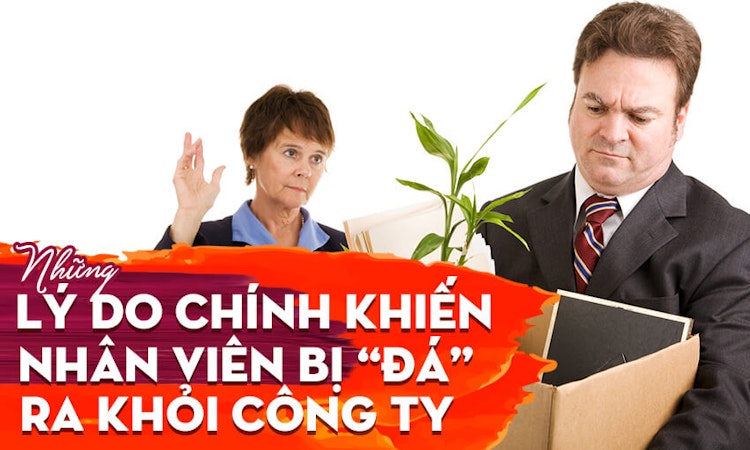 Những lý do chính khiến nhân viên bị “đá” khỏi công ty