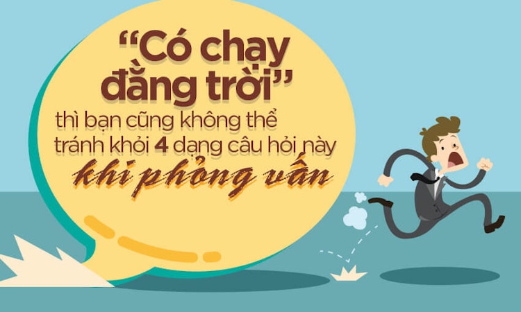 “Có chạy đằng trời” thì bạn cũng không thể tránh khỏi 4 dạng câu hỏi này khi phỏng vấn