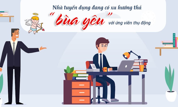 Nhà tuyển dụng đang có xu hướng thả “bùa yêu” với ứng viên thụ động