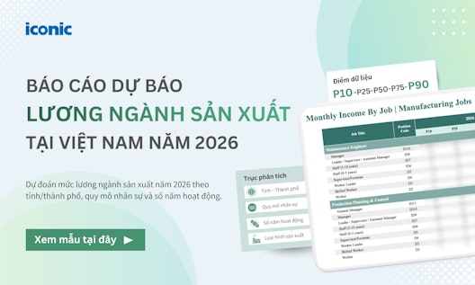 [Mới phát hành] Giới thiệu Báo cáo Dự báo Lương Ngành Sản xuất Việt Nam 2026