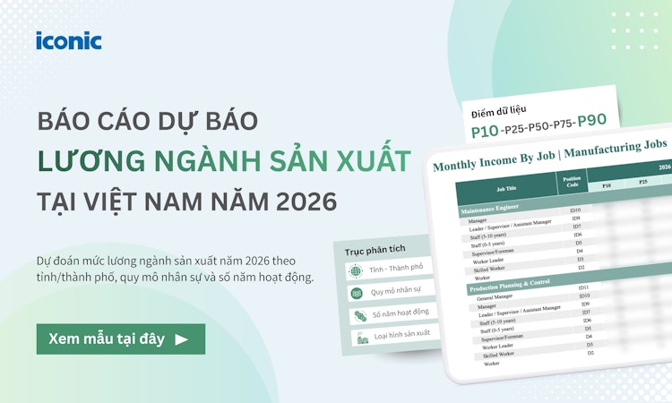 [Mới phát hành] Giới thiệu Báo cáo Dự báo Lương Ngành Sản xuất Việt Nam 2026