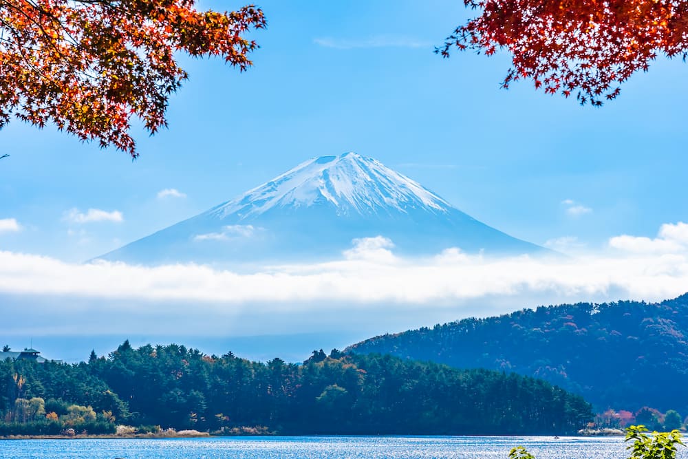 Núi Fuji nhìn từ hồ Kawaguchi, Fujikawaguchiko